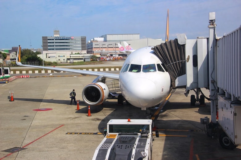 台湾の飛行機