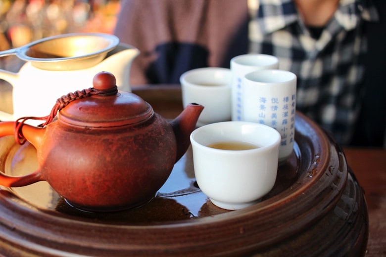 海悦楼景観茶坊のお茶