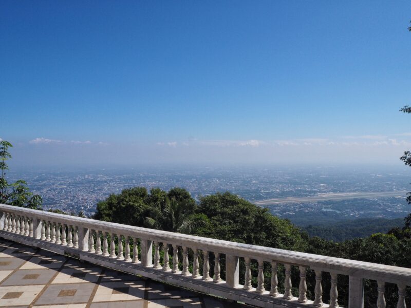 ドイステープ寺院からの景色